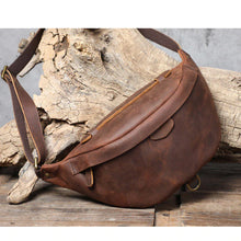 Load image into Gallery viewer, Classic Leather Vintage Cross Body Sling Bag for Men

