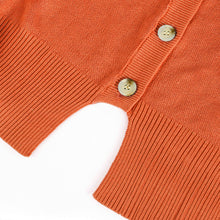 Load image into Gallery viewer, Orange Daisy Print Long Sleeve Cardigan
