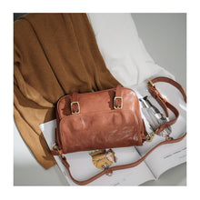 Load image into Gallery viewer, Small Women&#39;s Leather Satchel Bag Cross Shoulder Bag For Women
