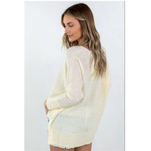 Load image into Gallery viewer, Simple V-neck Long Sweater
