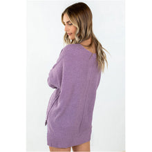 Load image into Gallery viewer, Simple V-neck Long Sweater
