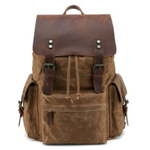 Load image into Gallery viewer, Waxed Canvas Backpack | LATVIA
