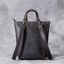 Load image into Gallery viewer, Handmade Vintage Leather Backpack

