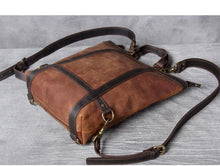 Load image into Gallery viewer, Handmade Vintage Leather Backpack
