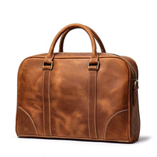 Load image into Gallery viewer, Leather Laptop Bag  Vintage Leather Briefcase
